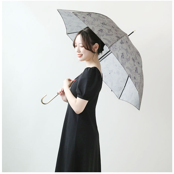 BACKYARD FAMILY「because ビコーズ 長傘 レディース 58cm 通販 晴雨兼用傘 雨傘 日傘 傘 日よけ」|傘|