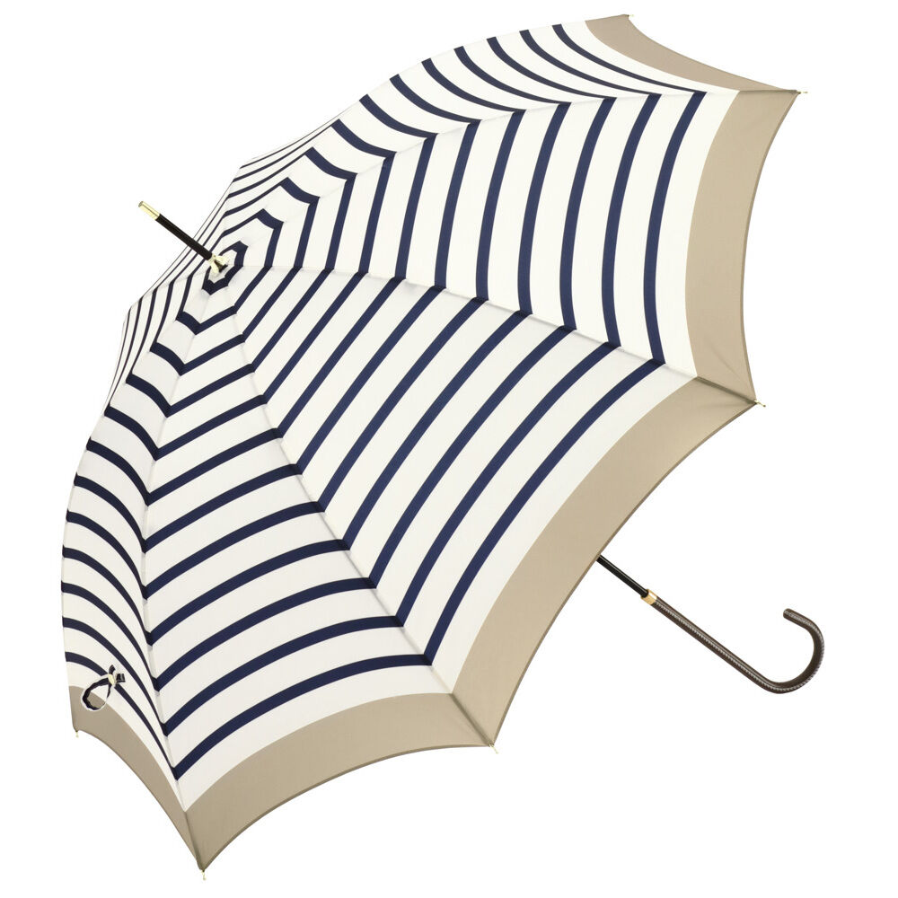 BACKYARD FAMILY「because ビコーズ 長傘 レディース 58cm 通販 晴雨兼用傘 雨傘 日傘 傘 日よけ」|傘|ベージュ1