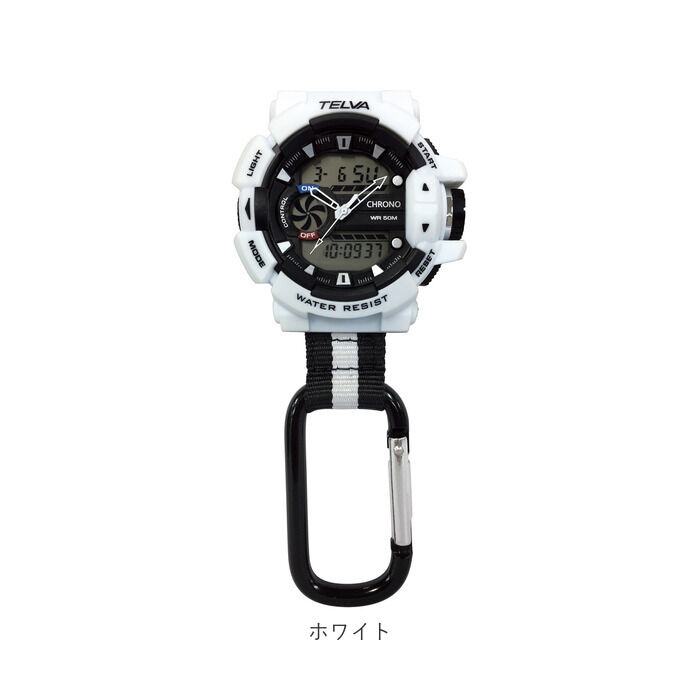 BACKYARD FAMILY「キーホルダー 時計 通販 ハンギングウオッチ カラビナウォッチ ハングウォッチ デジタル時計」|腕時計|