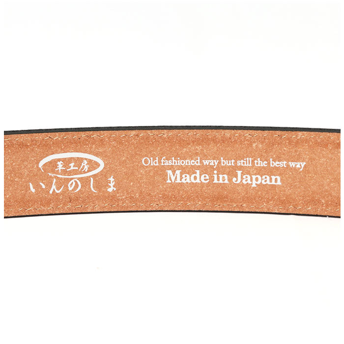 BACKYARD FAMILY「ベルト メンズ 通販 革工房いんのしま KIB501 メンズベルト 革ベルト レザーベルト」|ベルト|