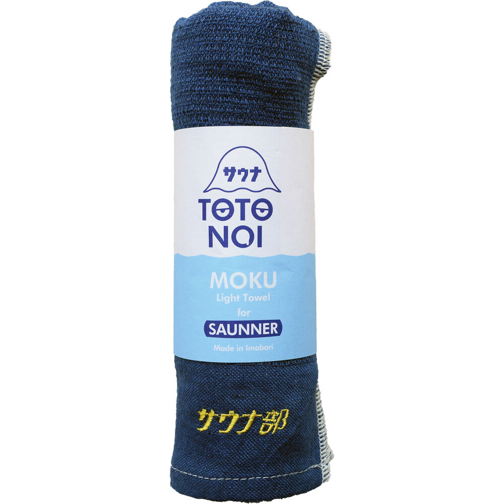 BACKYARD FAMILY「moku タオル サウナ mサイズ 通販 フェイスタオル モク サウナグッズ 33 x 100」|タオル|ブルー2