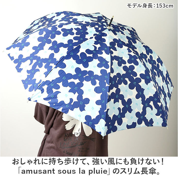 BACKYARD FAMILY「長傘 60cm 耐風 スリム レディース 通販 耐風傘 傘 かさ カサ 雨傘 婦人傘 スリム傘」|傘|