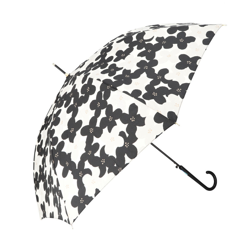 BACKYARD FAMILY「長傘 60cm 耐風 スリム レディース 通販 耐風傘 傘 かさ カサ 雨傘 婦人傘 スリム傘」|傘|ブラック3