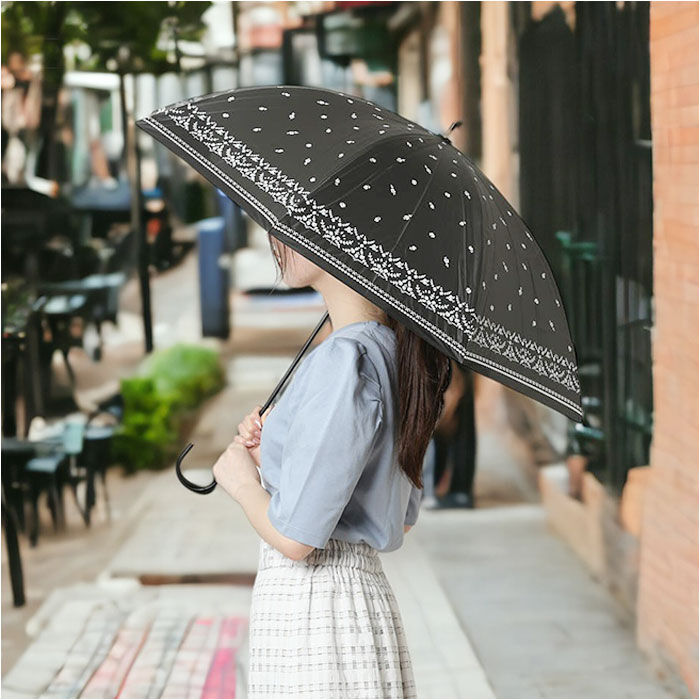 BACKYARD FAMILY「晴雨兼用傘 50cm 長傘 レディース 通販 雨傘 日傘 傘 かさ カサ 婦人傘 晴雨兼用 柄」|傘|