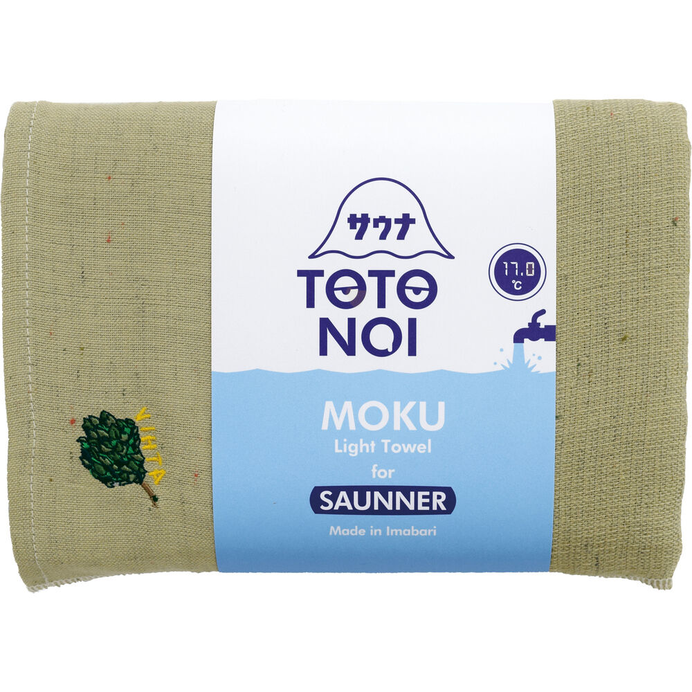 BACKYARD FAMILY「moku タオル サウナ lサイズ 通販 バスタオル モク サウナグッズ 60 x 120」|タオル|グリーン1