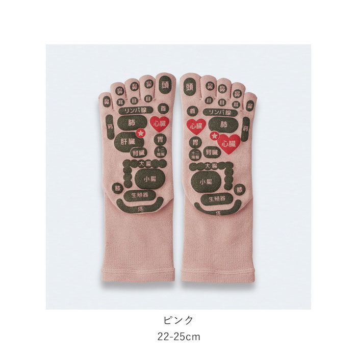 BACKYARD FAMILY「足つぼ 靴下 通販 TSUBOレシピ 足つぼソックス メンズ レディース ソックス くつ下 靴した」|ソックス|