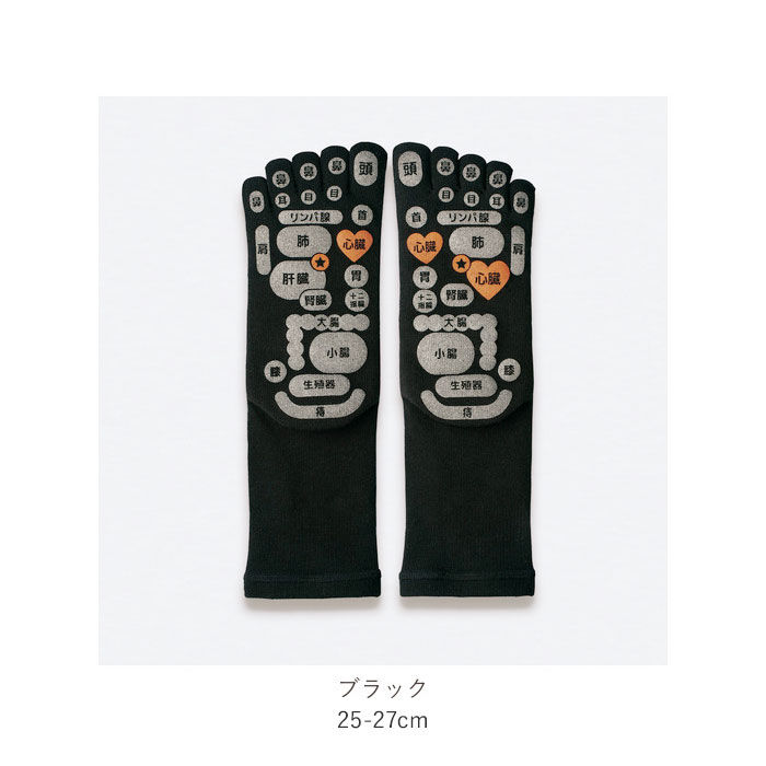BACKYARD FAMILY「足つぼ 靴下 通販 TSUBOレシピ 足つぼソックス メンズ レディース ソックス くつ下 靴した」|ソックス|