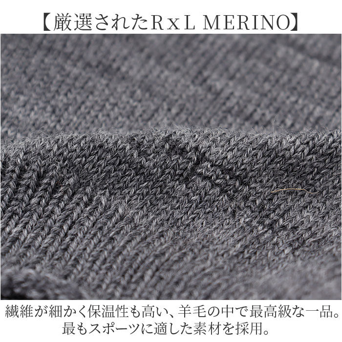 BACKYARD FAMILY「手袋 メンズ スマホ対応 通販 日本製 アールエル RｘL ランニング用手袋 メリノウール」|手袋|