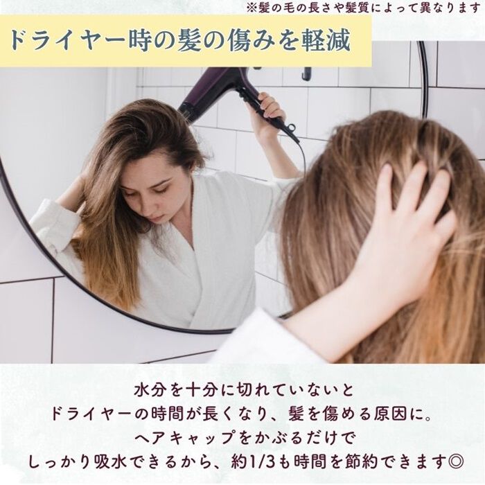BACKYARD FAMILY「シャワーキャップ マイクロファイバー 通販 タオルキャップ ドライヘアキャップ ドライキャップ」|その他|