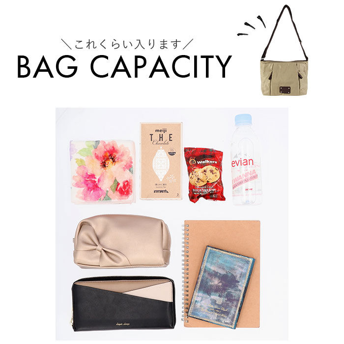 BACKYARD FAMILY「ショルダーバッグ レディース 軽量 通販 肩掛け 斜め掛けバッグ シンプル ナチュラル バッグ」|ショルダー・メッセンジャー|