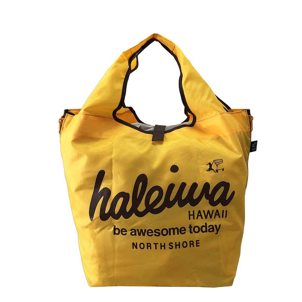 BACKYARD FAMILY「ハレイワ エコバッグ 4303 haleiwa happy market 通販 レジカゴ バッグ」|エコバッグ|イエロー1