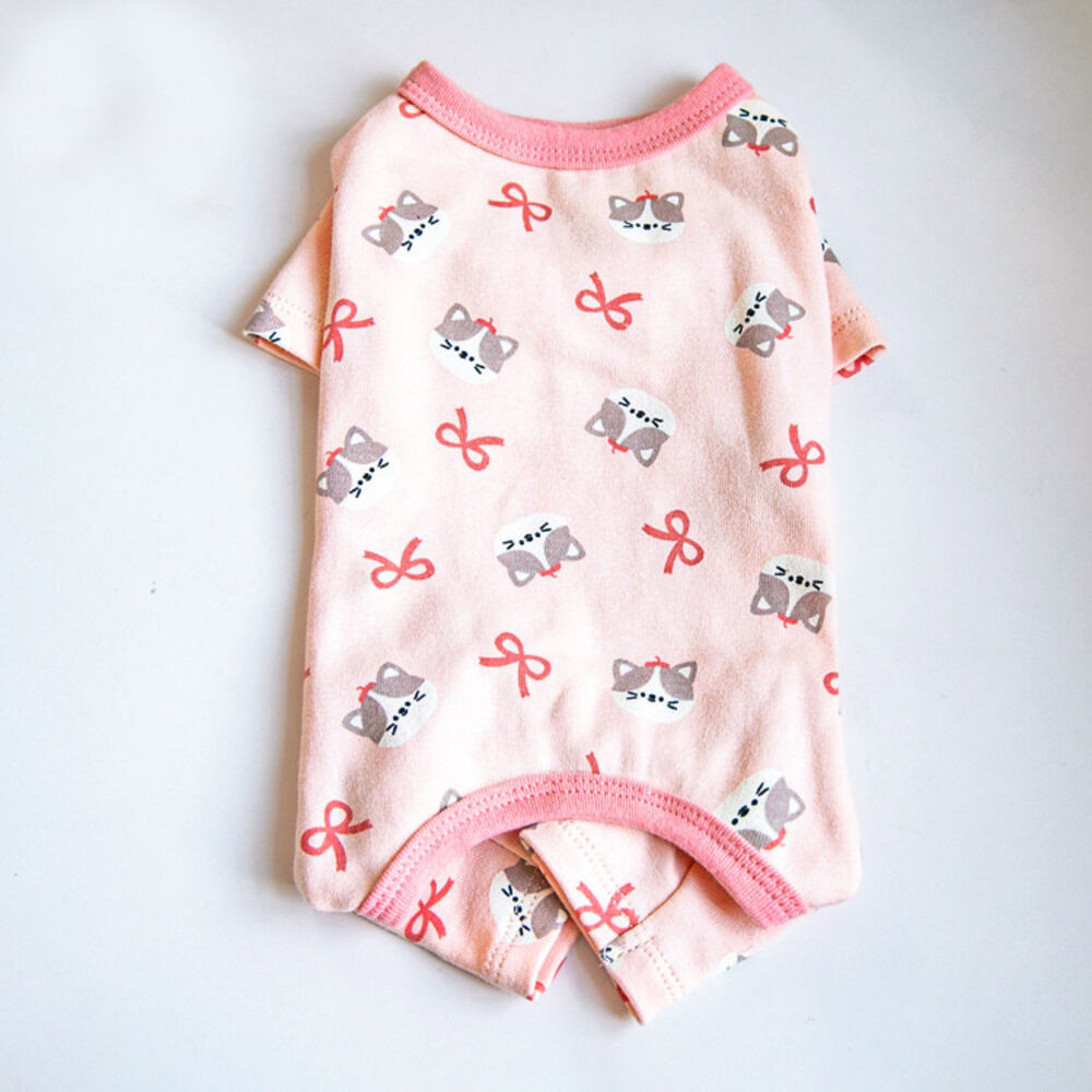 BACKYARD FAMILY「犬 ペット ドッグウェア 通販 犬服 犬の服 つなぎ ロンパース カバーオール パジャマ 部屋着」|その他|ピンク2