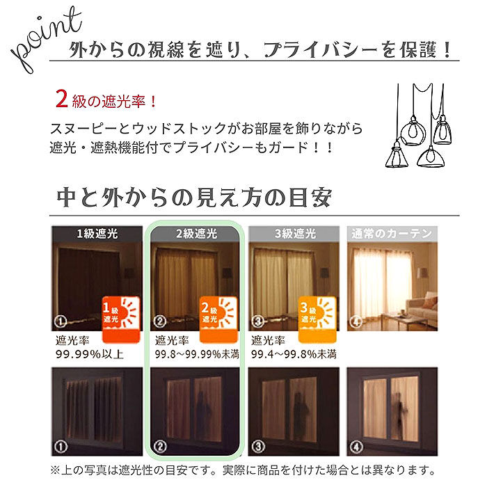 BACKYARD FAMILY「カーテン 遮光2級 2枚セット 通販 ドレープカーテン 2枚組 柄 2級遮光 遮熱 2級 遮光」|その他|
