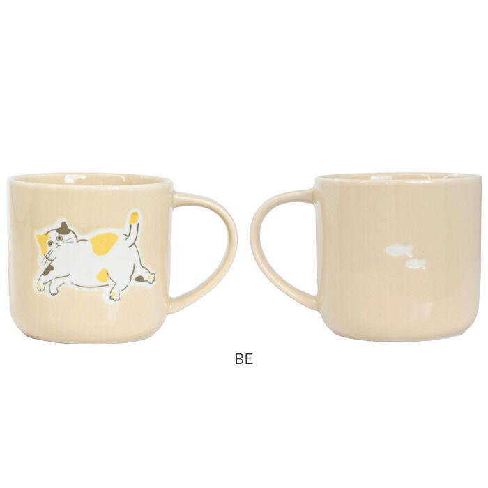 BACKYARD FAMILY「マグカップ 猫柄 通販 日本製 マグ カップ スープカップ 陶磁器 コップ 大きめ 350ml」|グラス・マグカップ|