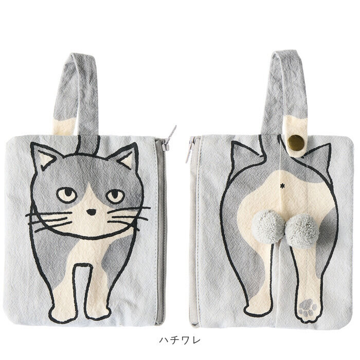 AND PACKABLE「ティッシュポーチ AND PACKABLE 通販 ティッシュ入れ ポーチ ミニポーチ 猫 ねこ」|その他|