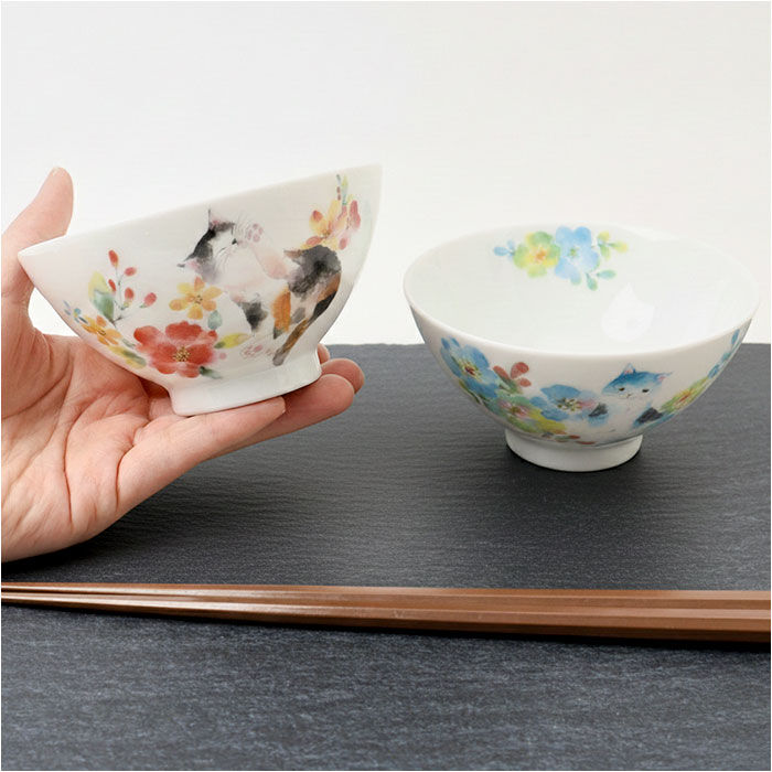 BACKYARD FAMILY「お茶碗 小さめ 可愛い 通販 子供 子ども こども 猫 ネコ ねこ 茶わん 子ども食器 ご飯茶碗」|食器・キッチングッズ|