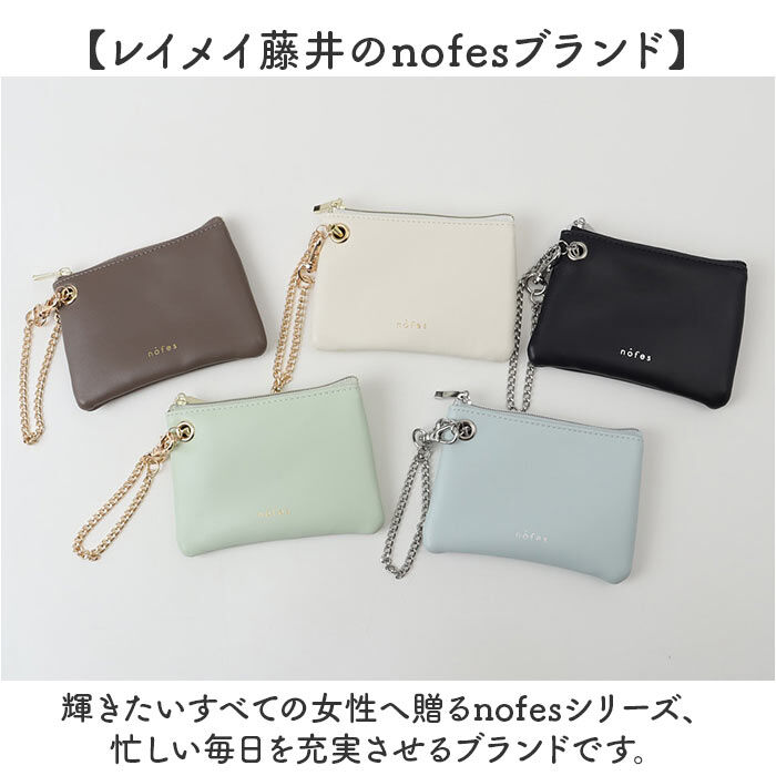 BACKYARD FAMILY「ノフェス リール付きキー＆パスポーチ 通販 nofes NSK1449 パスケース」|定期入れ|