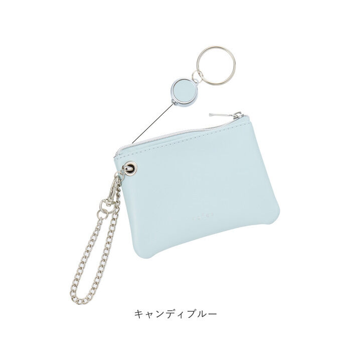 BACKYARD FAMILY「ノフェス リール付きキー＆パスポーチ 通販 nofes NSK1449 パスケース」|定期入れ|
