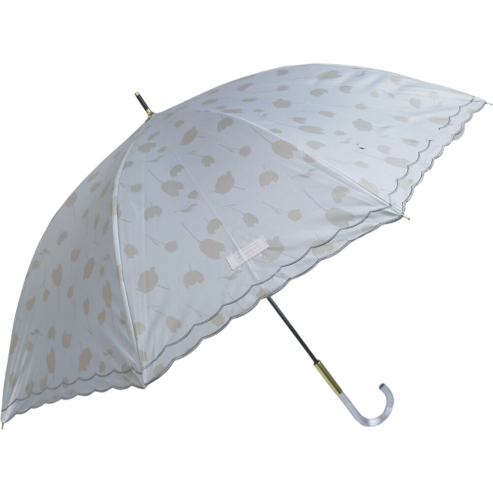 BACKYARD FAMILY「晴雨兼用傘 レディース 通販 長傘 晴雨兼用 雨傘 日傘 傘 かさ 55cm おしゃれ 花柄」|傘|ブルー2