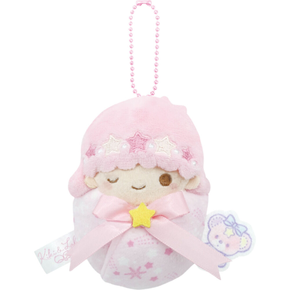 BACKYARD FAMILY「マスコットキーホルダー 通販 ぬいぐるみ キーホルダー キャラクター おくるみマスコット」|チャーム・キーホルダー|ピンク1