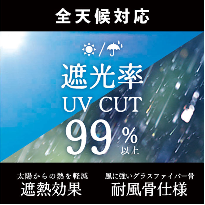 BACKYARD FAMILY「折りたたみ傘 レディース 晴雨兼用 通販 折り畳み傘 晴雨兼用傘 耐風傘 傘 折りたたみ 55cm」|傘|