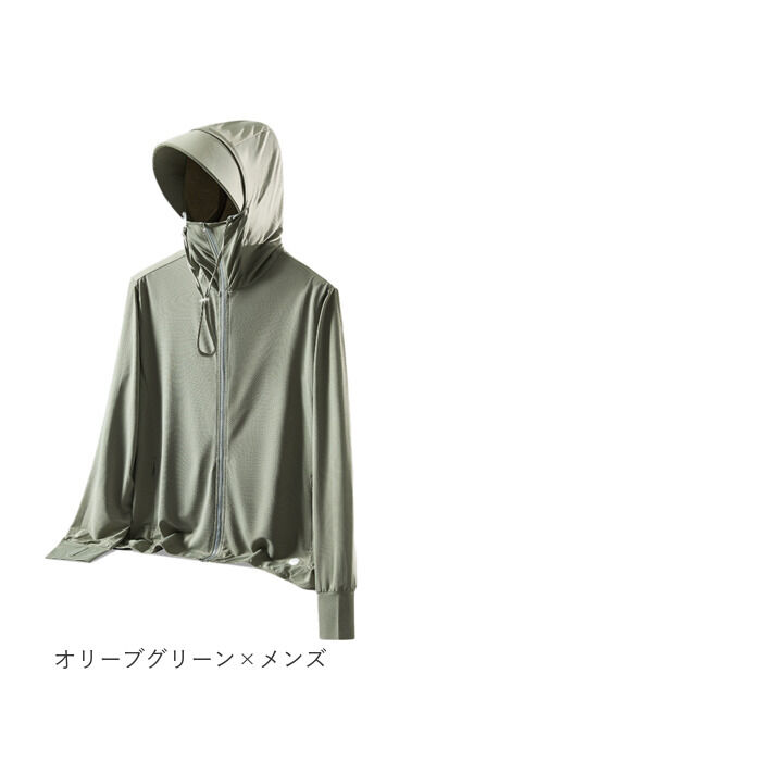 BACKYARD FAMILY「パーカー 長袖 ラッシュガード レディース 通販 ファスナー アウター メッシュ 通気性 冷感素材」|その他|