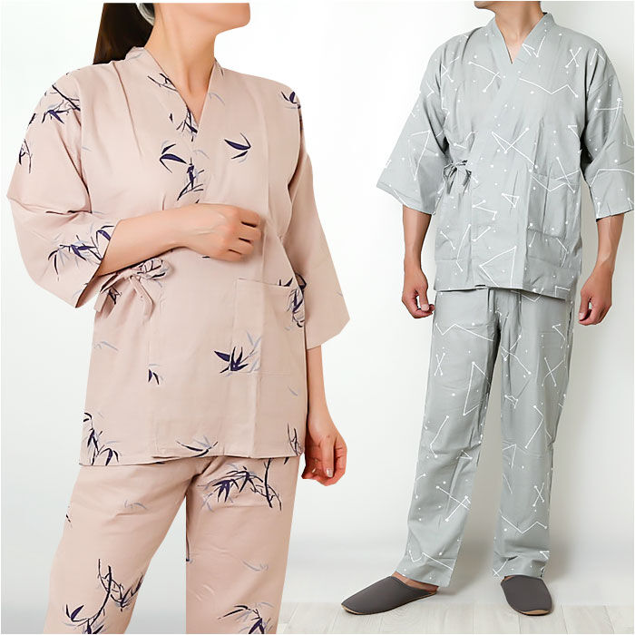 BACKYARD FAMILY「甚平 パジャマ 通販 ルームウェア 部屋着 和風 ナイトウェア ルームウエア ナイトウエア」|ルームウェア|