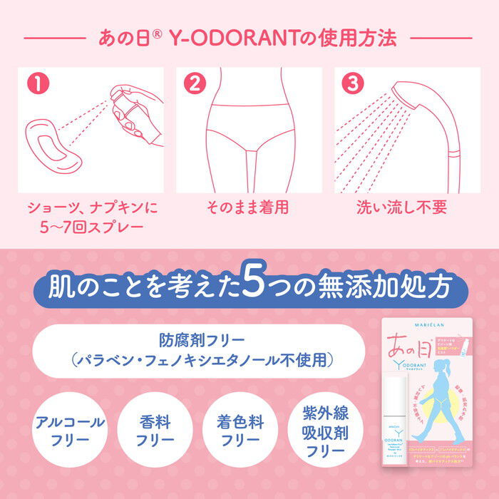 BACKYARD FAMILY「マリエラン デリケートゾーン スプレー 通販 日本製 あの日 ワイオドラント 4g フェムケア」|マッサージ・ボディスクラブ|