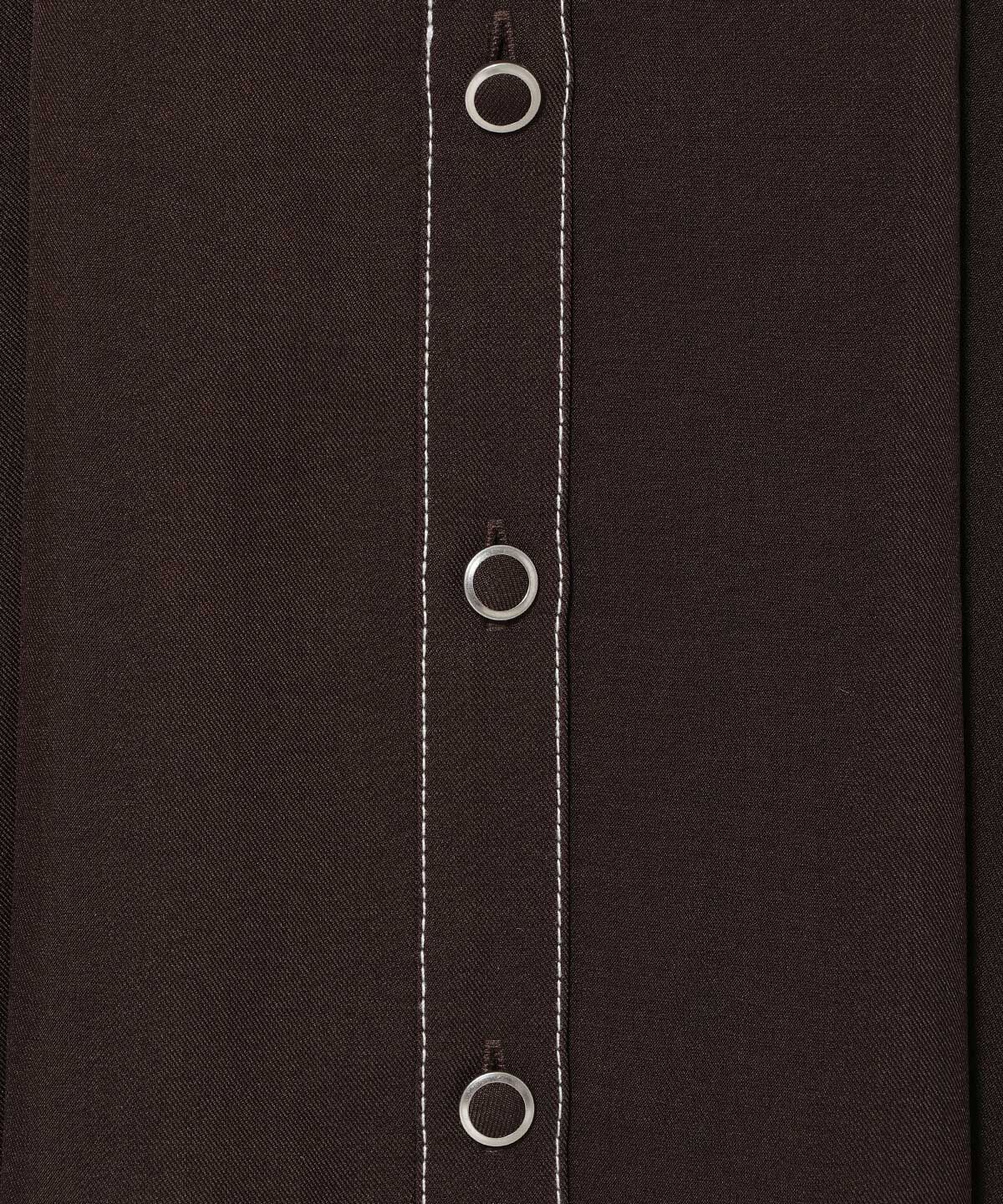 WILLSELECTION「フリルスリーブボウタイシャツワンピース」|ワンピース|
