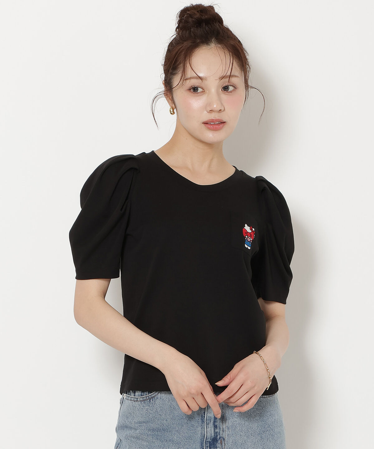 WILLSELECTION「WILLSELECTION&times;HELLO KITTY 刺繍カットトップス」|Tシャツ・カットソー|