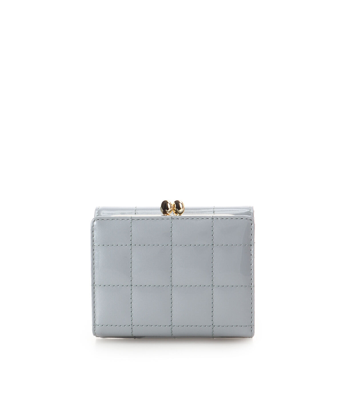 Samantha Thavasa Petit Choice「エナメルキルティング がま口折財布」|財布|