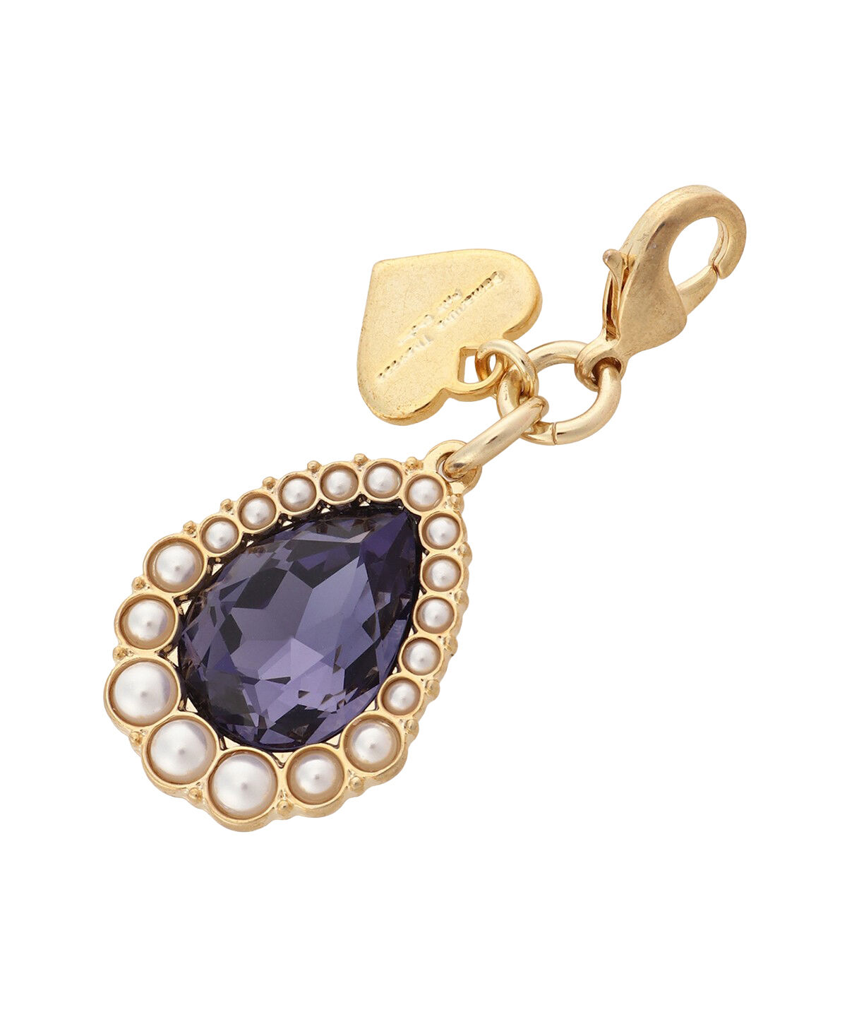 Samantha Thavasa Petit Choice「ジュエルドロップファスナーチャーム」|チャーム・キーホルダー|ﾌﾞﾙｰﾊﾟｰﾌﾟﾙ