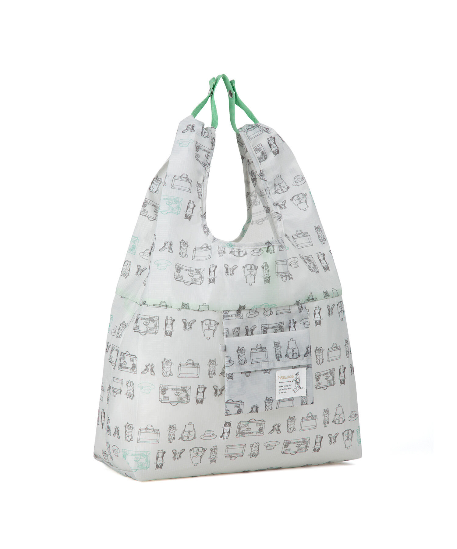 ace.「ace.／エース HAyU マルシェバッグ 折りたたみバッグ エコバッグ お買物バッグ 17871」|トートバッグ|ネコと旅バッグ