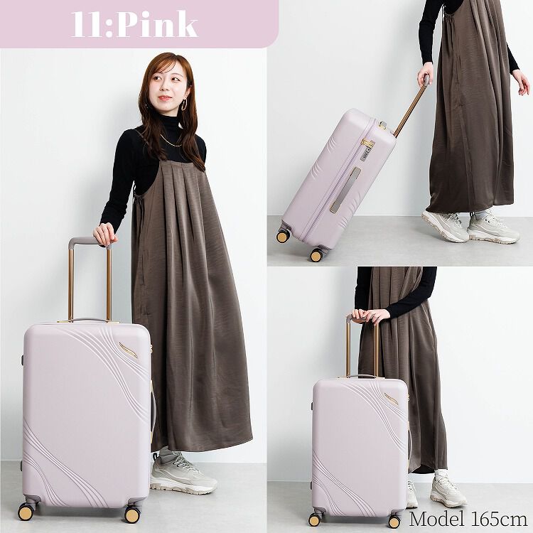  「Jewelna Rose メリエル スーツケース キャリーケース Mサイズ 63L 09372」|キャリーケース|