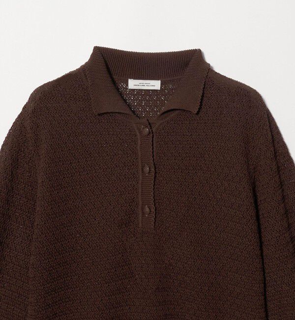 UNITED ARROWS green label relaxing「エリツキ ショートスリーブ ニット」|ニット・セーター|
