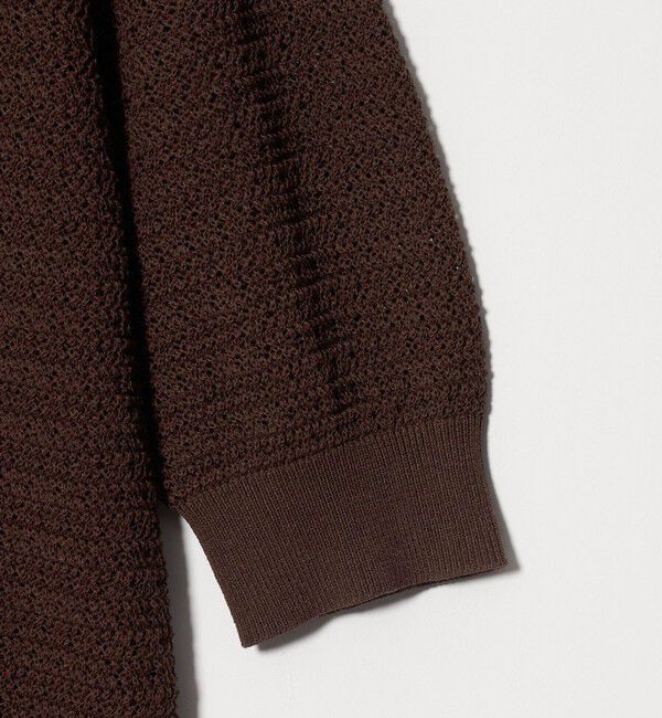 UNITED ARROWS green label relaxing「エリツキ ショートスリーブ ニット」|ニット・セーター|