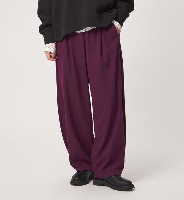 UNITED ARROWS green label relaxing「【WEB限定】＜at ease＞ バルーン パンツ マシンウォッシャブル ストレッチ 帯電防止」|その他|