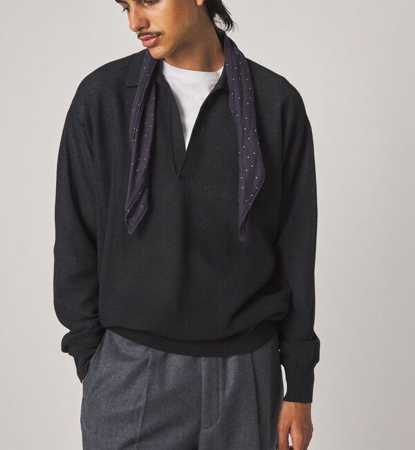 STEVEN ALAN「＜Steven Alan＞ カノコ ニット スキッパー」|ニット・セーター|