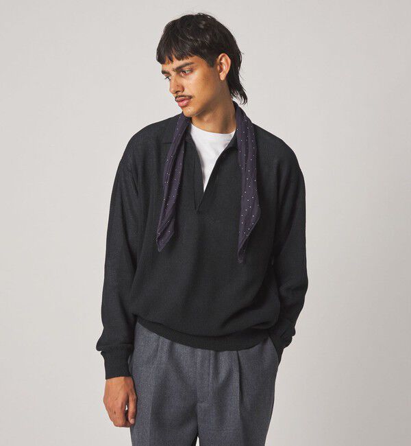 STEVEN ALAN「＜Steven Alan＞ カノコ ニット スキッパー」|ニット・セーター|
