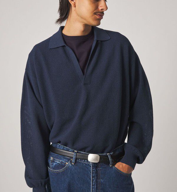 STEVEN ALAN「＜Steven Alan＞ カノコ ニット スキッパー」|ニット・セーター|