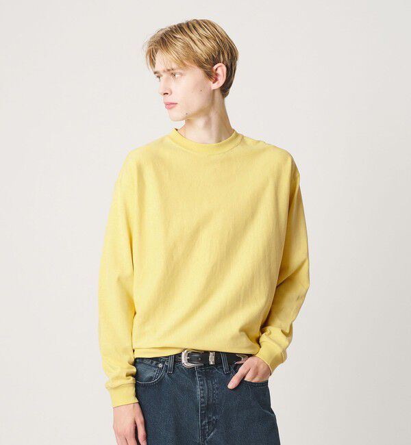 BEAUTY&YOUTH UNITED ARROWS「&rdquo;THE HEAVY&rdquo;10oz ヘビー ワイド クルーネック カットソー」|Tシャツ・カットソー|YELLOW