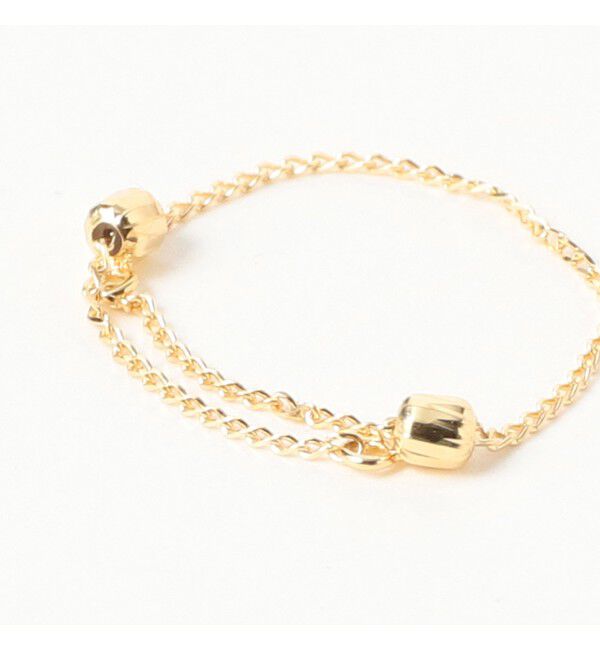 BEAMS SELECTION for WOMEN「wePERM / All Peop 2ビーズ リング ゴールド」|その他|
