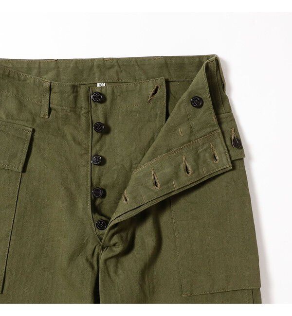 BEAMS SELECTION for WOMEN「BUZZ RICKSON'S / TROUSERS HERRINGBONE TWILL SPECIAL」|チノ|