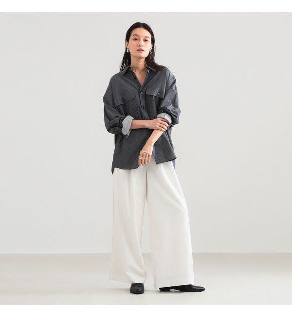 BEAMS SELECTION for WOMEN「【別注】:colon &times; Demi-Luxe BEAMS / コンパクト コットン シャツ」|シャツ・ブラウス|