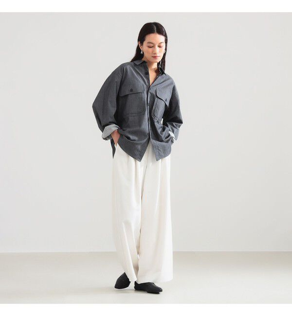 BEAMS SELECTION for WOMEN「【別注】:colon &times; Demi-Luxe BEAMS / コンパクト コットン シャツ」|シャツ・ブラウス|