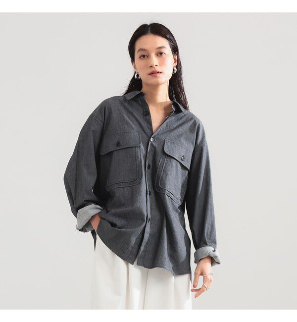 BEAMS SELECTION for WOMEN「【別注】:colon &times; Demi-Luxe BEAMS / コンパクト コットン シャツ」|シャツ・ブラウス|