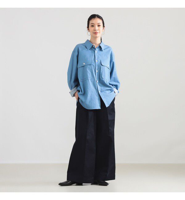 BEAMS SELECTION for WOMEN「【別注】:colon &times; Demi-Luxe BEAMS / コンパクト コットン シャツ」|シャツ・ブラウス|