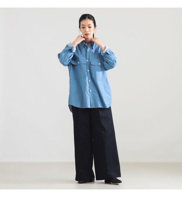 BEAMS SELECTION for WOMEN「【別注】:colon &times; Demi-Luxe BEAMS / コンパクト コットン シャツ」|シャツ・ブラウス|
