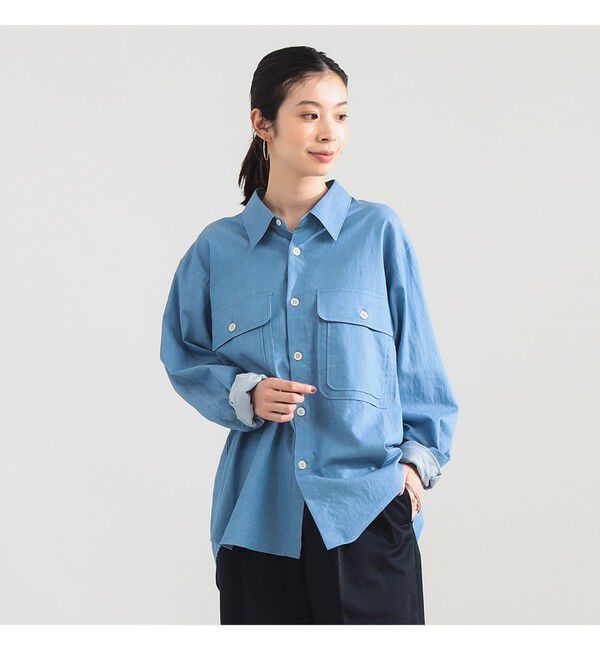 BEAMS SELECTION for WOMEN「【別注】:colon &times; Demi-Luxe BEAMS / コンパクト コットン シャツ」|シャツ・ブラウス|