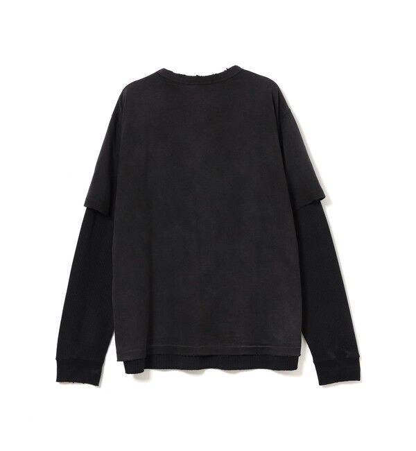 BEAMS「レイヤード フェード ロングスリーブ Tシャツ」|Tシャツ・カットソー|